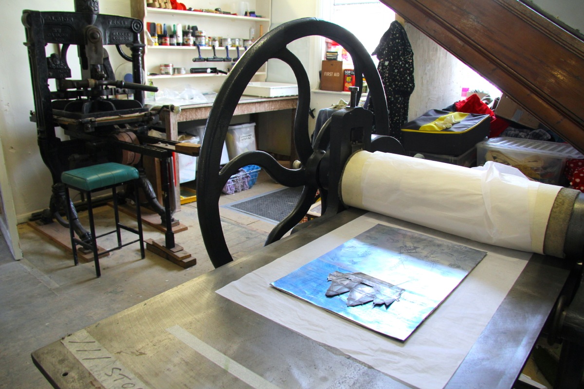 Victorian etching and albion presses at INTRA.