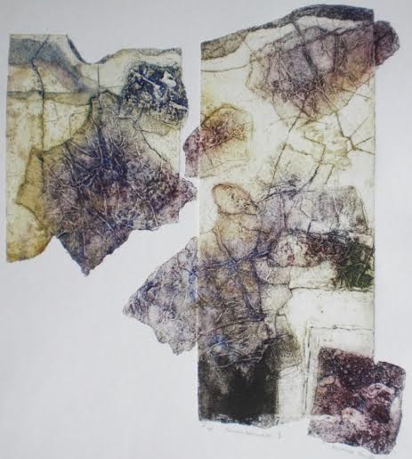 Collagraph by Kristiina Sandoe