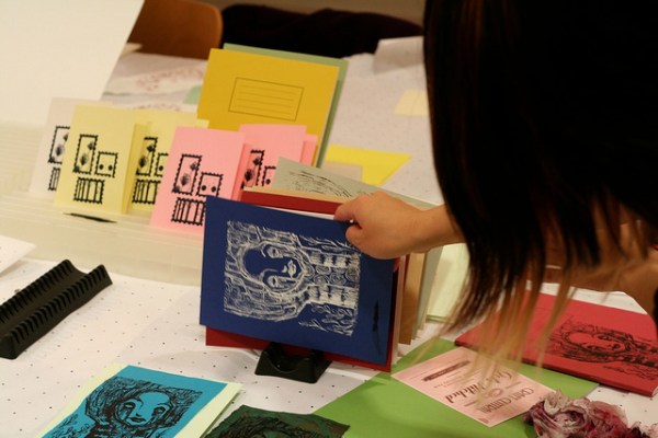 Gocco / thermofax screen printing on paper