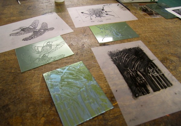 Photopolymer relief plates and transparencies