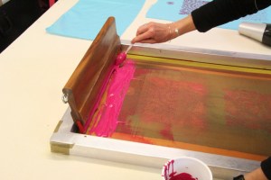 screenprinting on fabric
