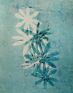 Gelli plant print